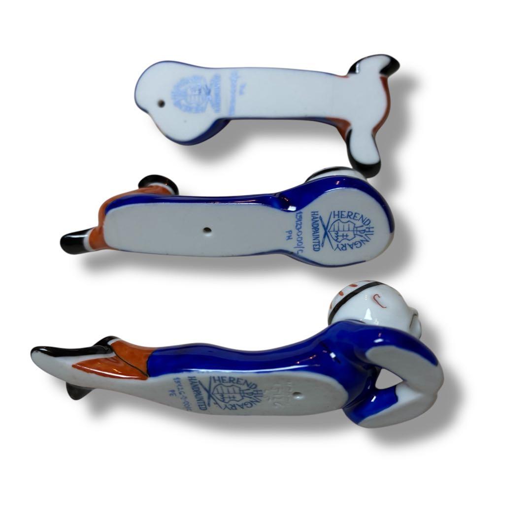 専用 HEREND ヘレンドマンダリン シノワズリ 箸置き 3つセット 青
