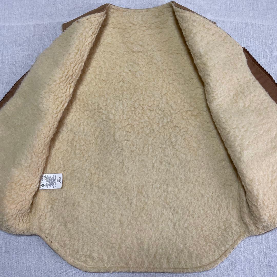 カーハート　ブラウンダックボアベスト　made in USA