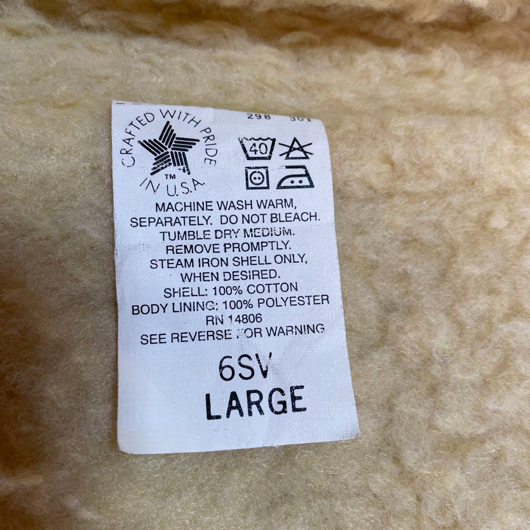 カーハート　ブラウンダックボアベスト　made in USA