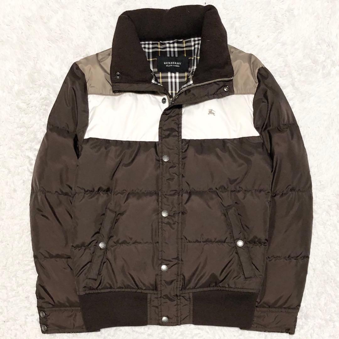 BURBERRY ブラックレーベル ノバチェック ダウンジャケット