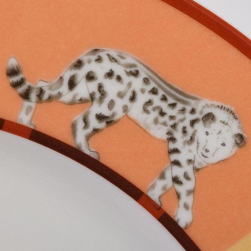 HERMES　エルメス　アフリカシリーズ　ペアプレート　箱付　M　R9131