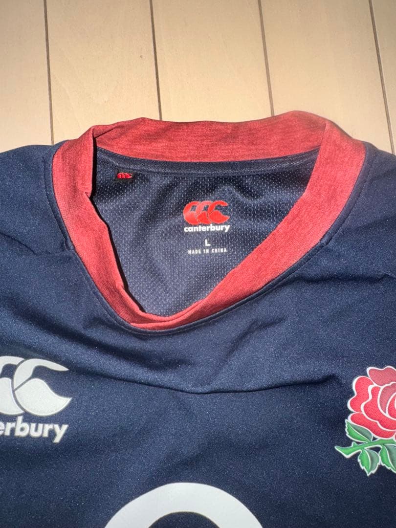 ラグビー　イングランド　練習用ジャージ