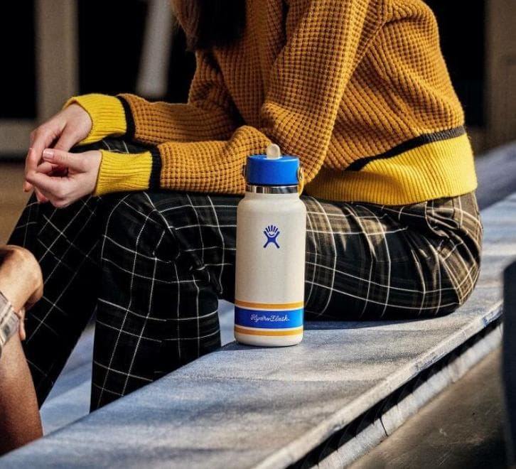 【限定品】 ハイドロフラスク 32oz ストロー付水筒 キャンパスアイボリー