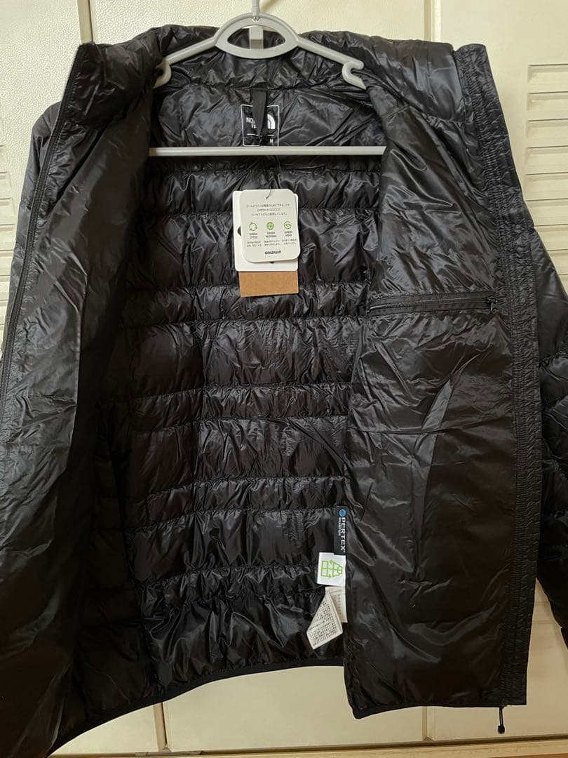 ノースフェイス　ライトヒートジャケット　ダウン　タグ付き　サイズM