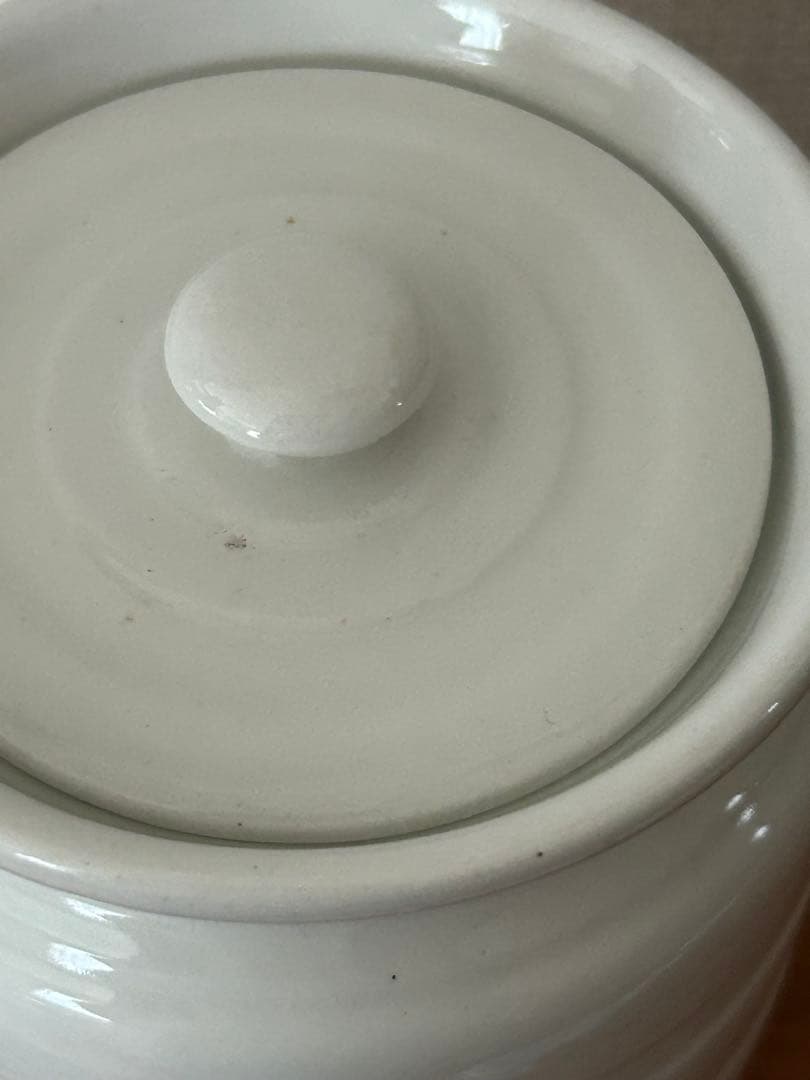 イギリス アンティーク キャニスター ジャー barley 陶器 キッチンジャー