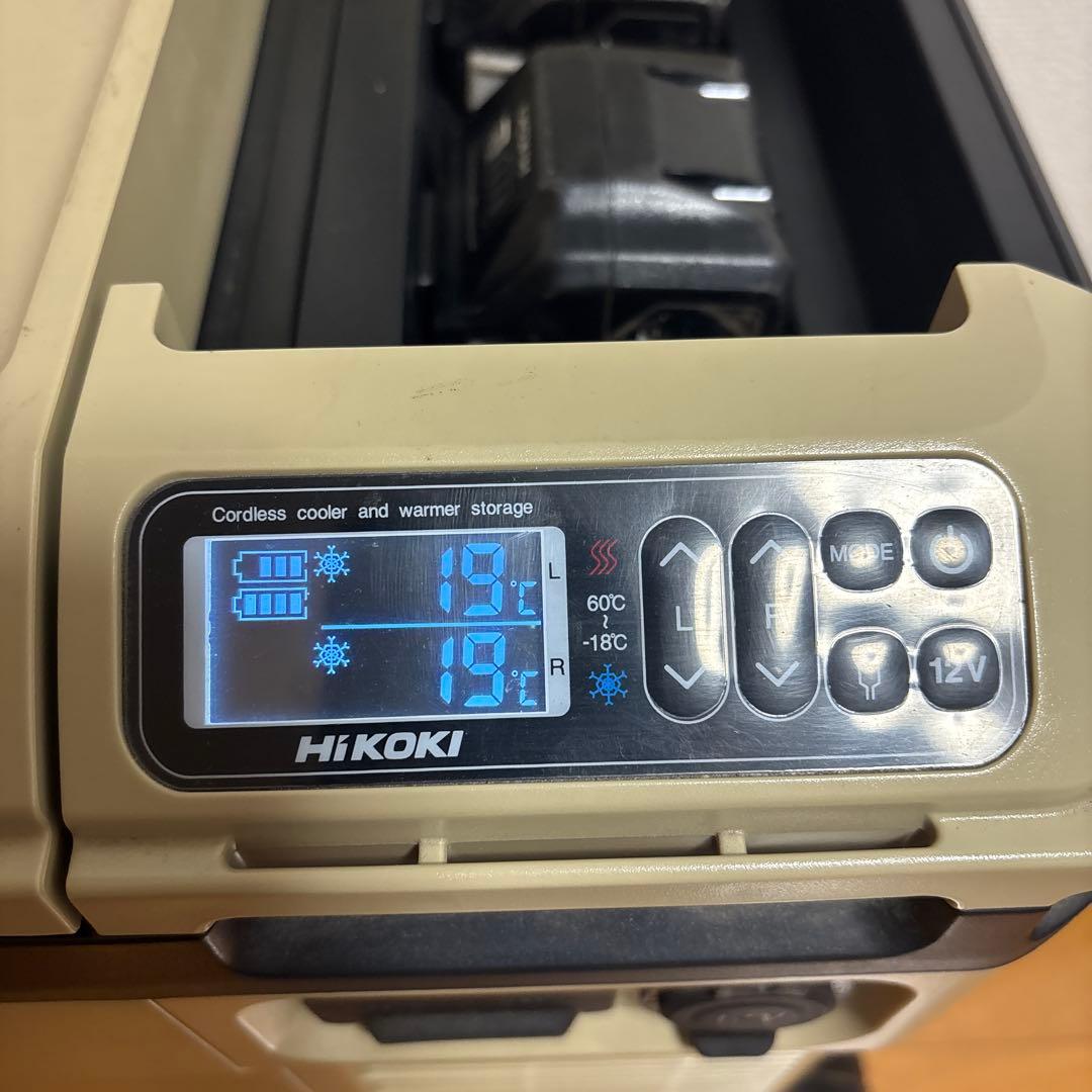 HiKOKI コードレス冷温庫UL 18DBA (容量25L)バッテリー2台付き