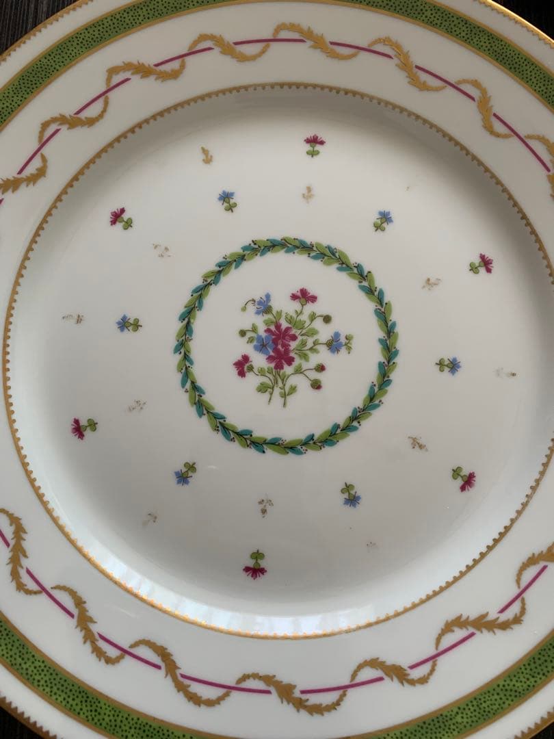 お値下げ。アビランド　ヴューパリ　大皿4枚、小皿7枚、スープカップ6客　セット