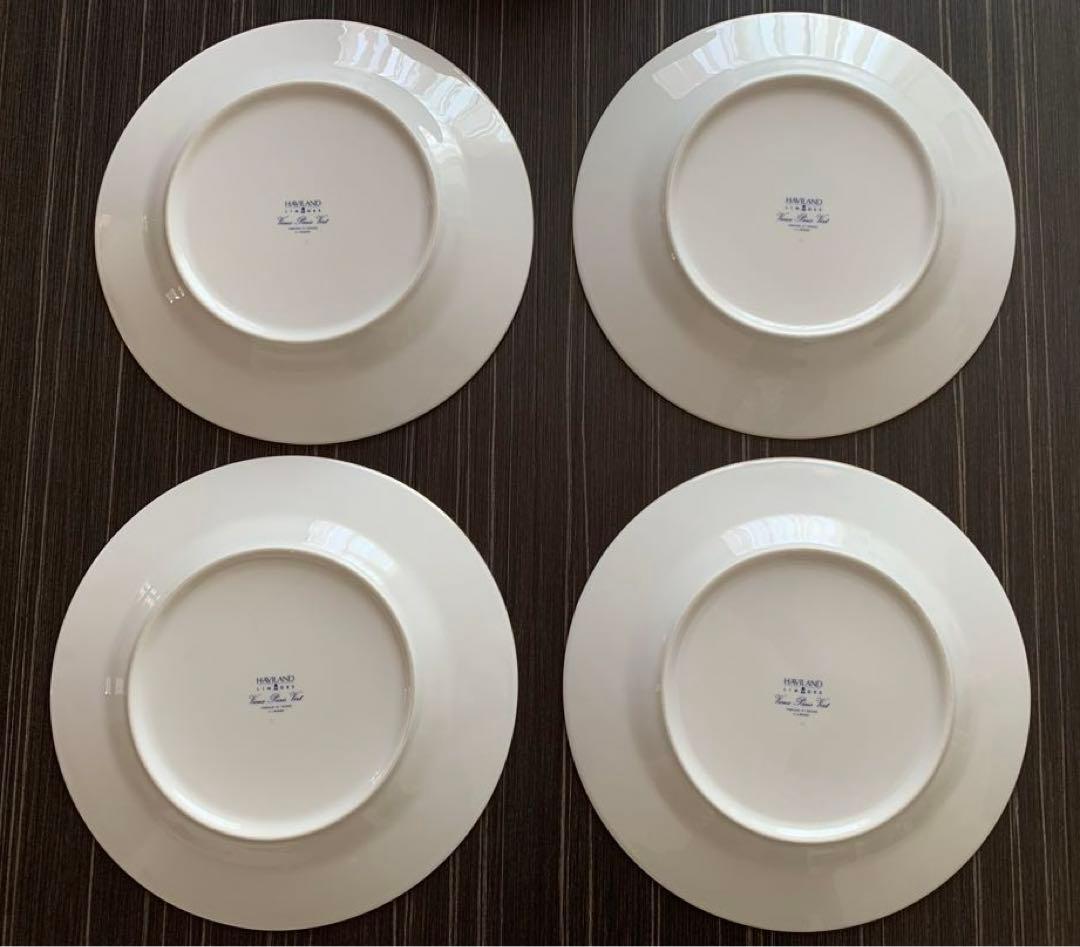 お値下げ。アビランド　ヴューパリ　大皿4枚、小皿7枚、スープカップ6客　セット