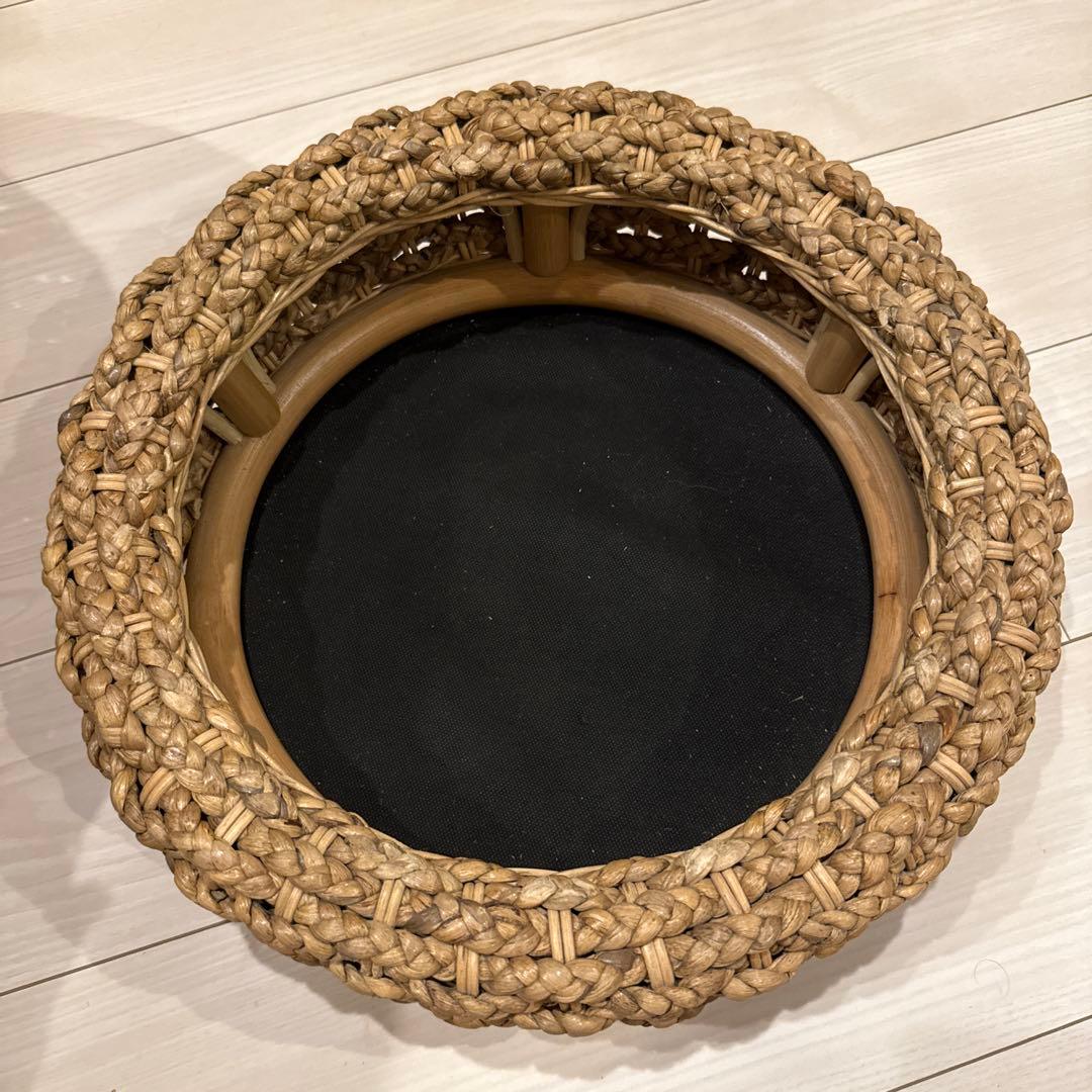 パパサンチェア ウォーターヒヤシンス ミニ　アジアン家具