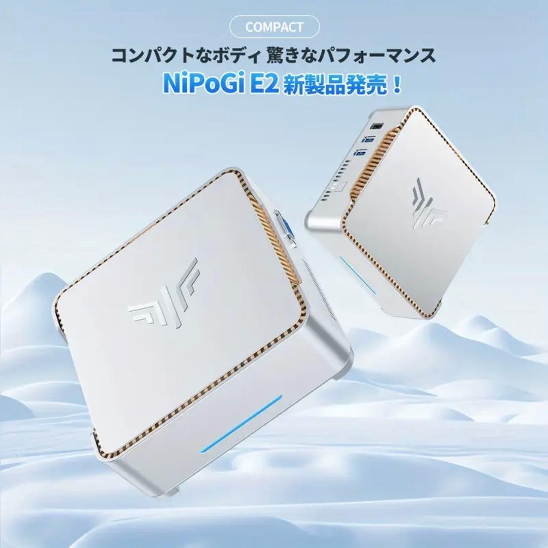 【 新品 】NiPoGi ミニPC SSD256GB メモリ8GB