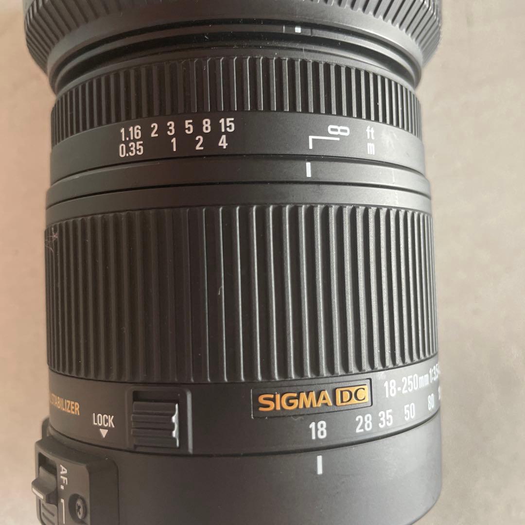 SIGMA 18-250mm ズームレンズ　ニコン用