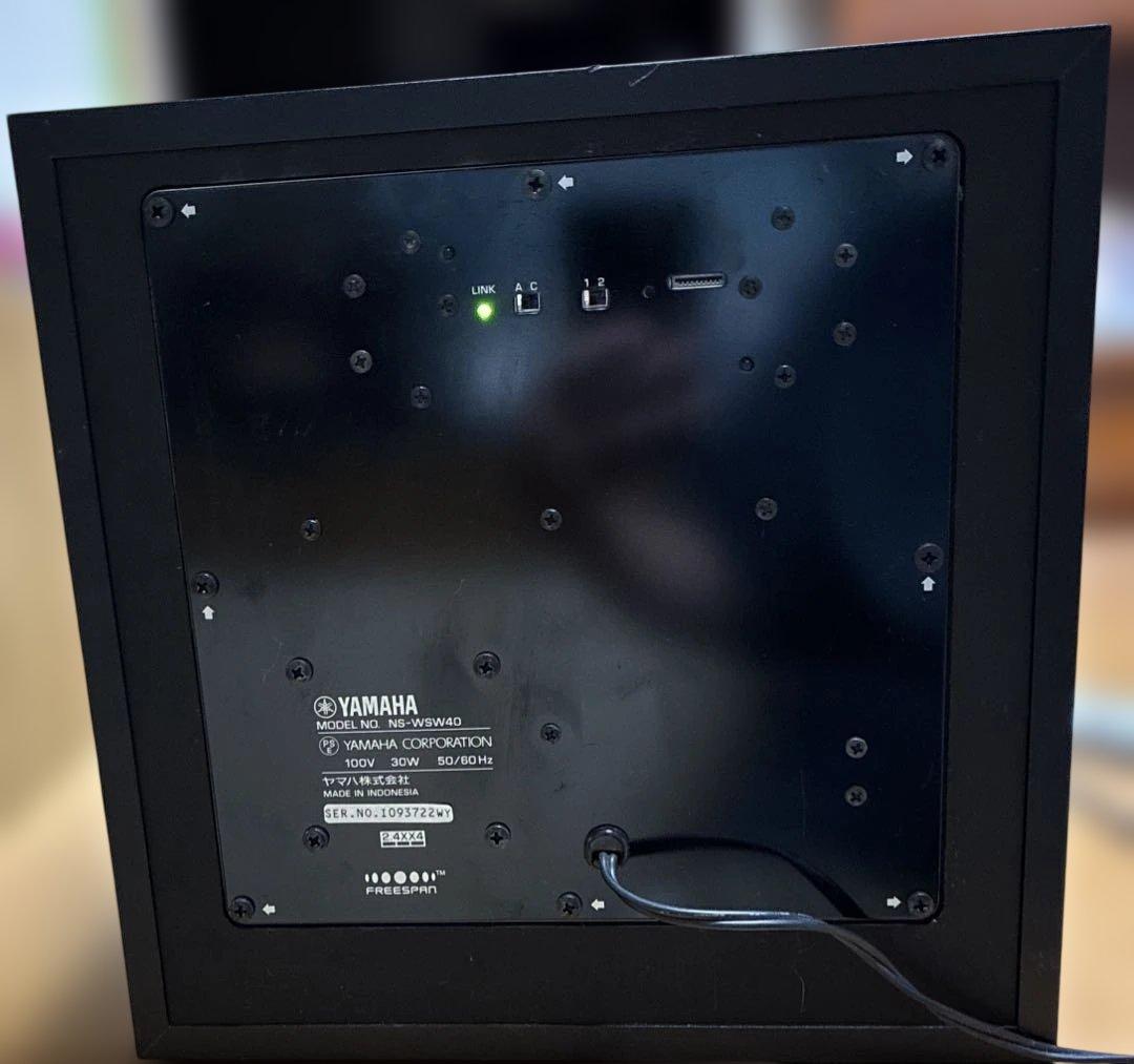 YAMAHA 【ウーファー 2点セット】リモコン付き