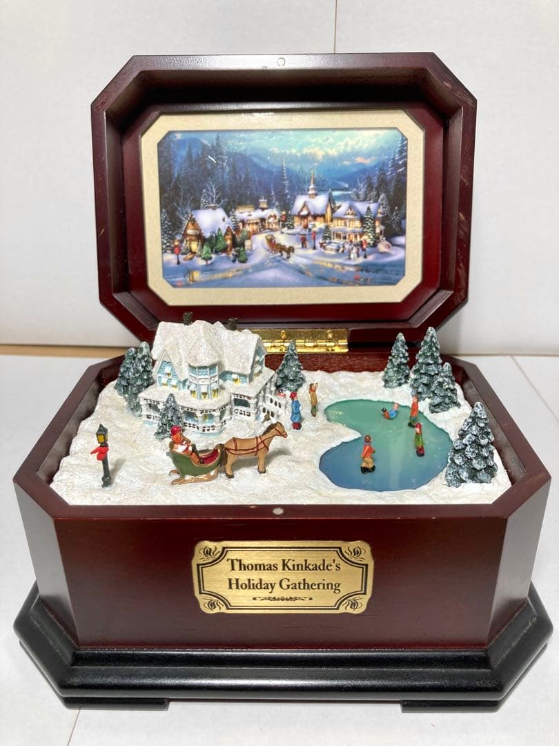 トーマスキンケード オルゴール ホリデーギャザリング 2002限定版｜廃版