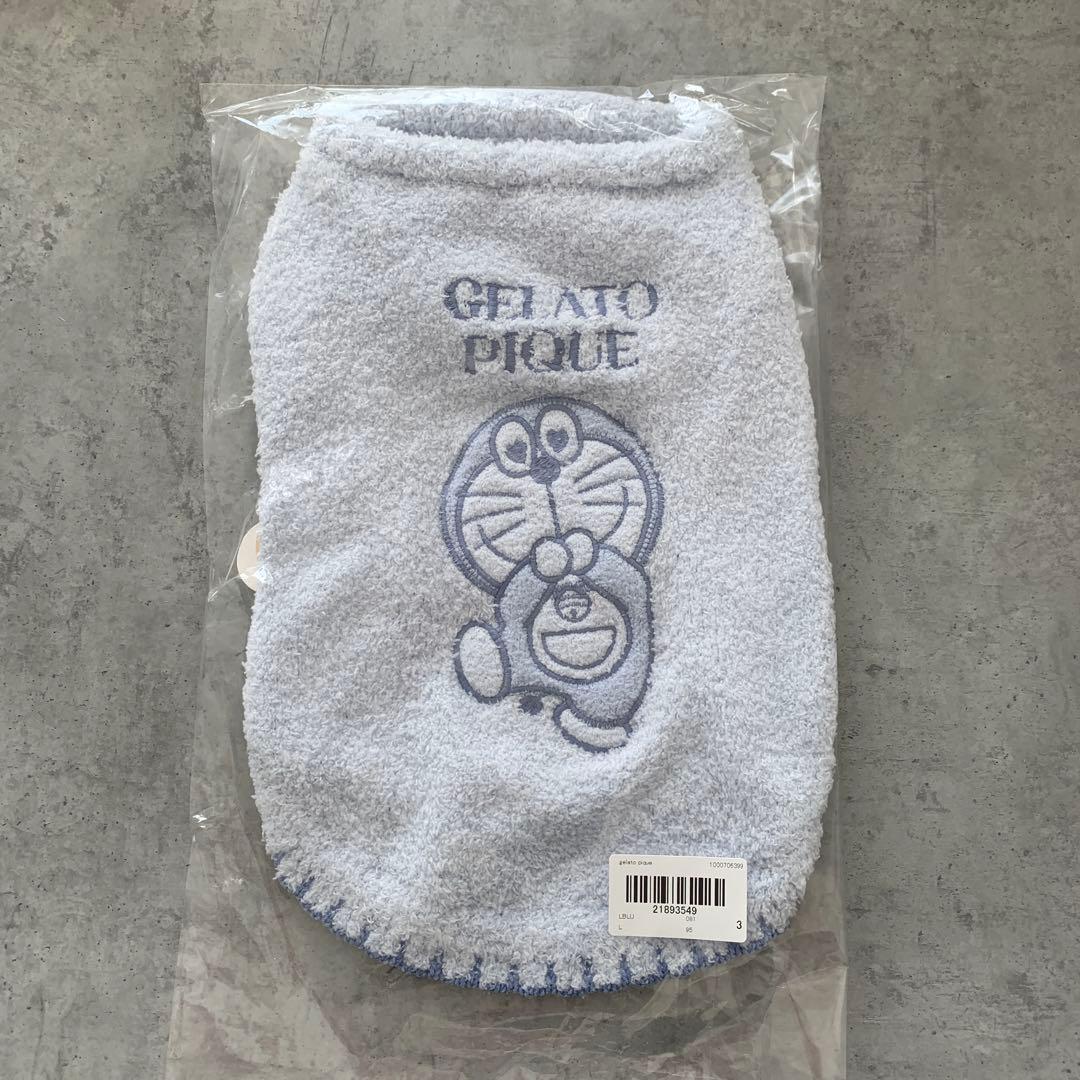 新品✨ジェラートピケ　ジェラピケ　犬服　猫服　ドラえもん　ベビモコプルオーバー