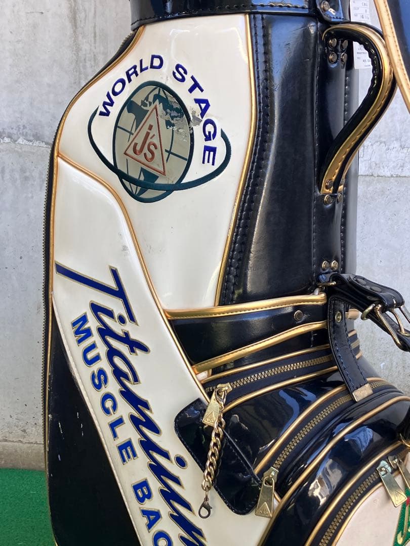 ヨ*ー様 ジャンボ尾崎 追悼◆ J's ジャンボ限定モデル キャディーバッグ 未