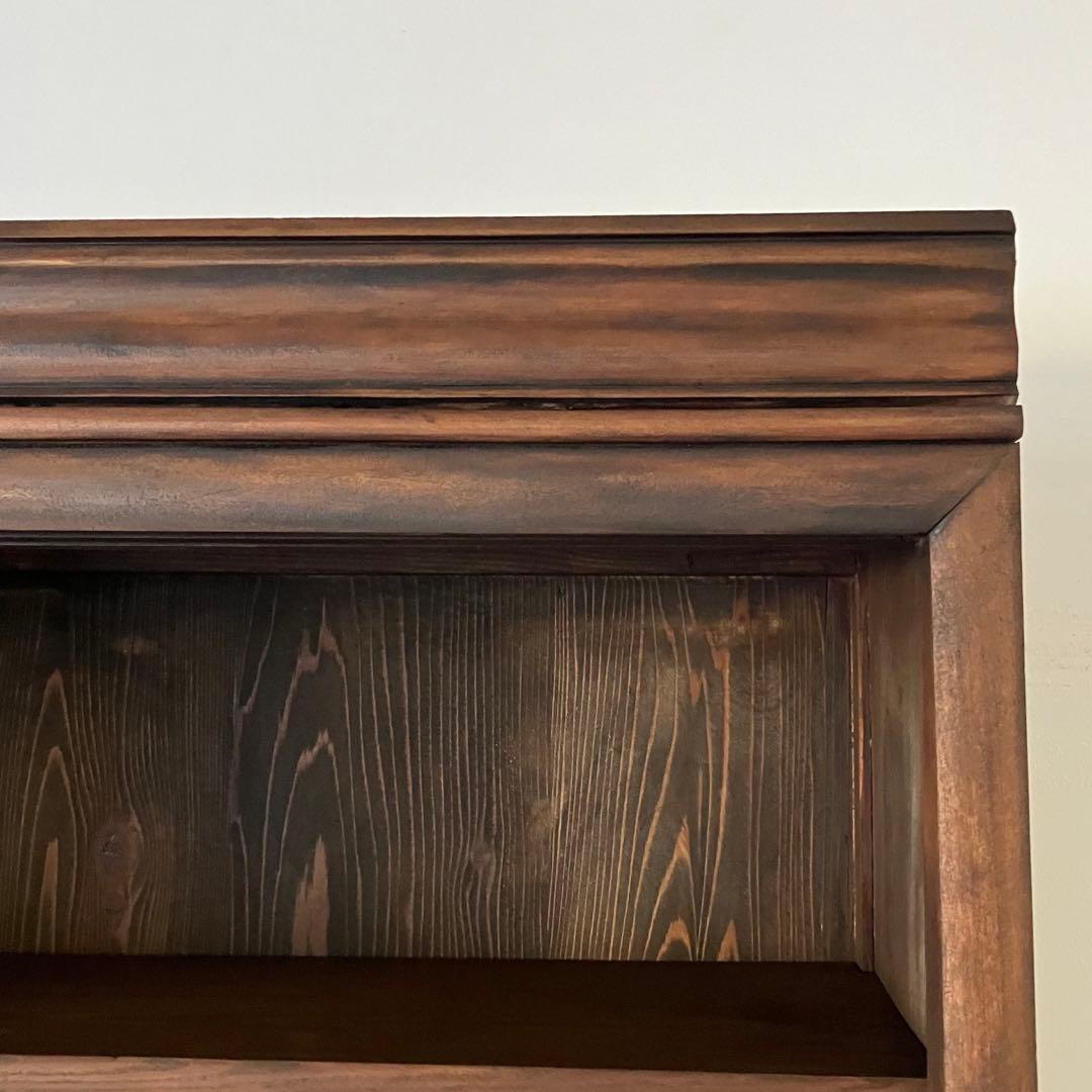 レトロ　ヴィンテージ　古家具　古民家　古道具　食器棚　シェルフ　ガラス棚