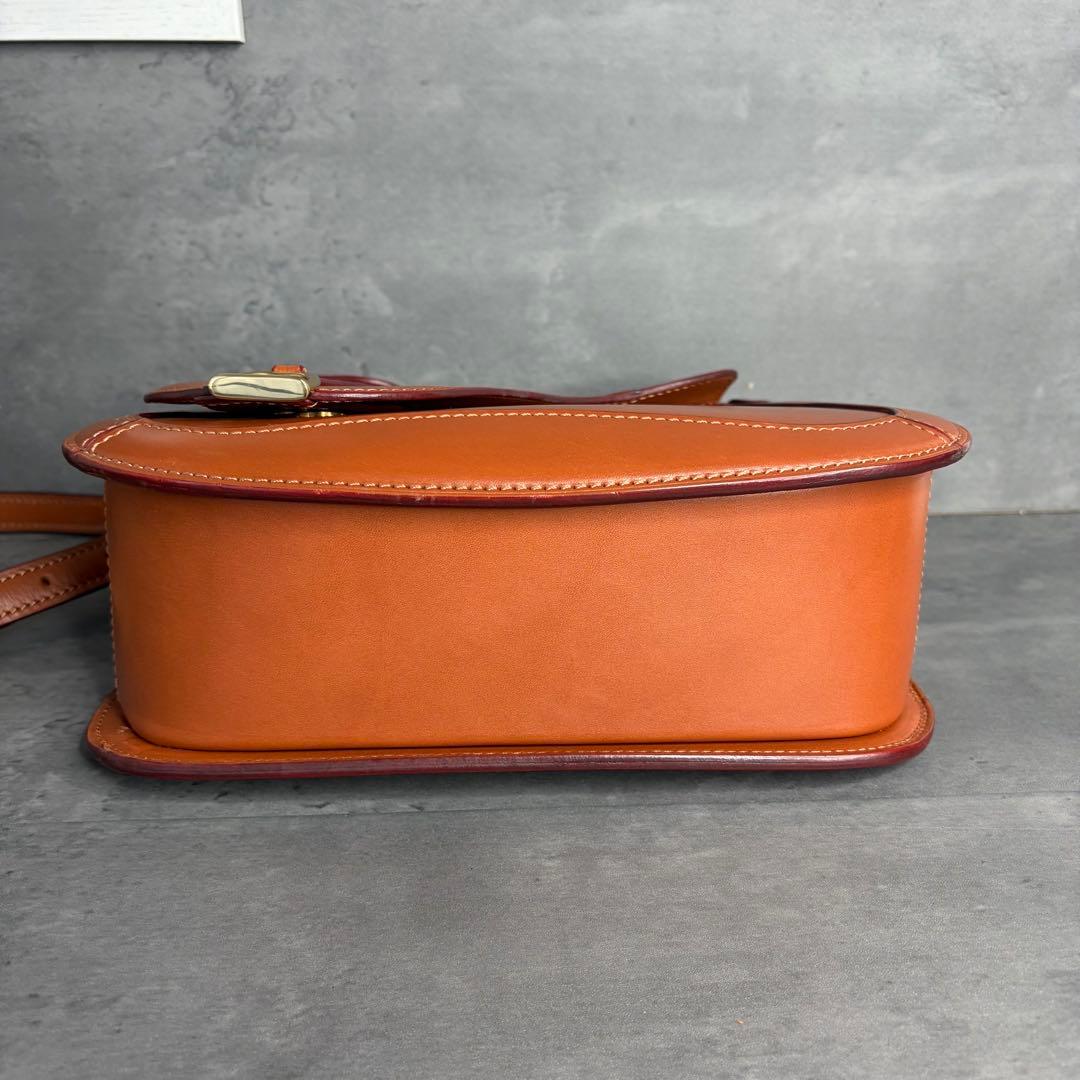 【美品】ITAGAKI 2way ショルダーバッグ 鞍 本革 替えベルト付き