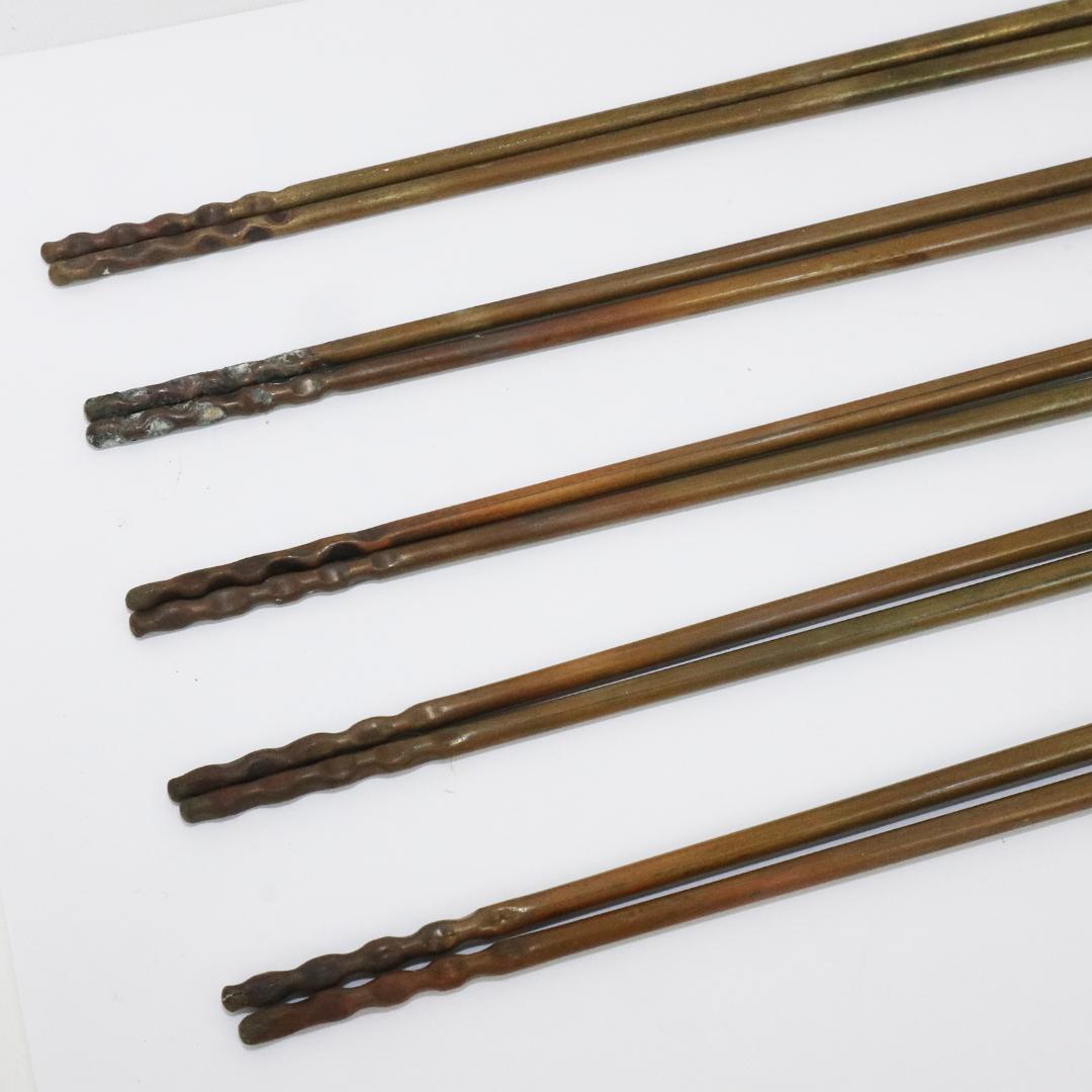 火箸　茶道具　10本5組　磁気反応無し　箱付