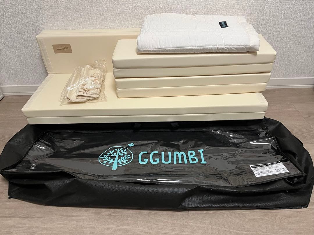 GGUMBI ベビーサークル Morning Star 敷きパッド付