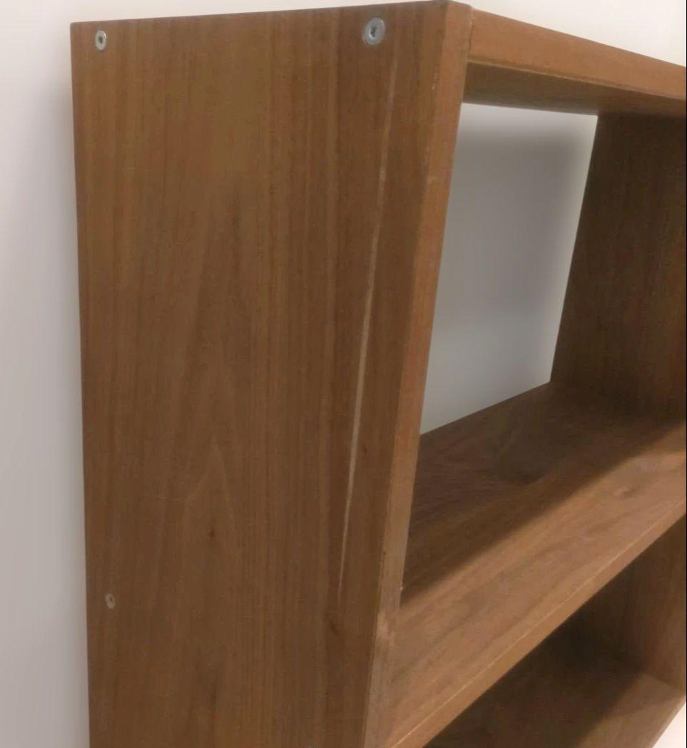 無印スタッキングシェルフ ２段 ウォルナット