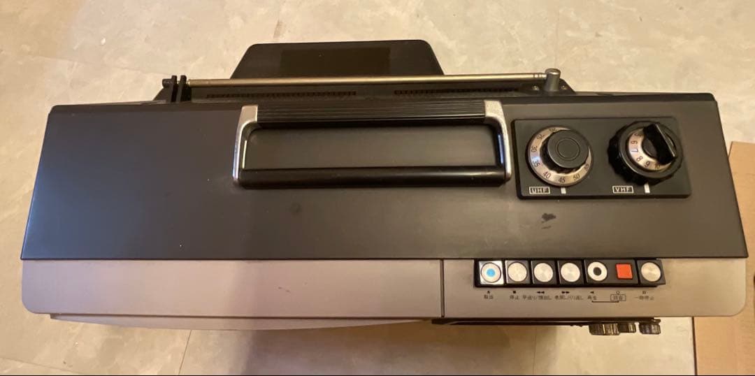 ジャンク品　National TVラジオカセットレコーダー