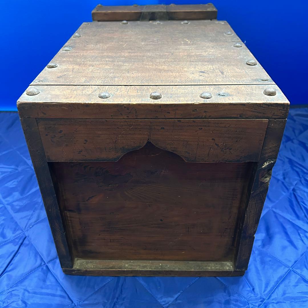 蔵出品⑤ 賽銭箱 銭函 銭箱 木製 工芸品 アンティーク