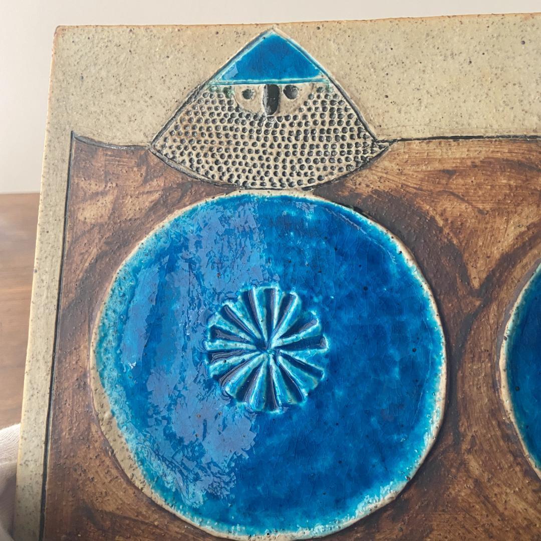 インガーパーソン 陶板 リンドベリ バイキング 壁掛け ロールストランド B