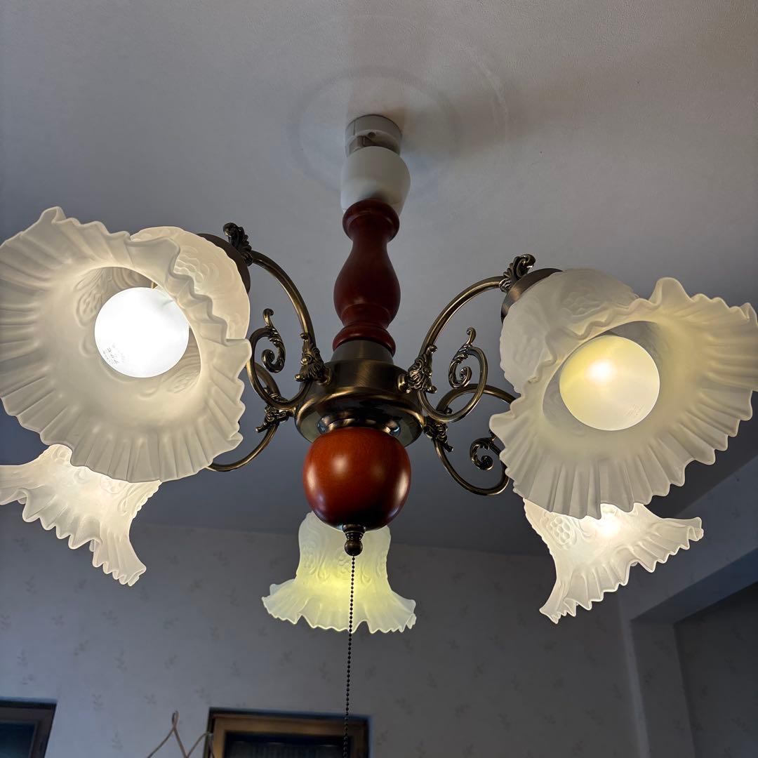 シャンデリア5灯