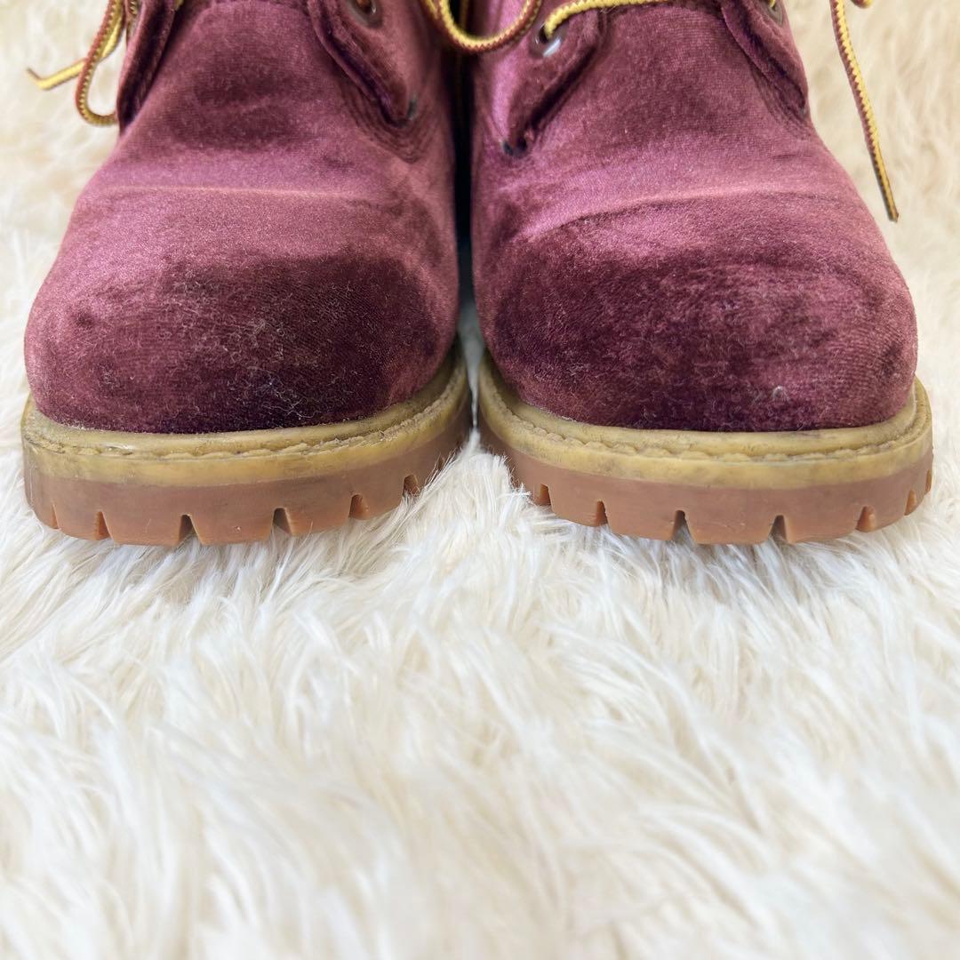 H*売様 ✨極美品✨Timberland×OFF-WHITE ベルベット 6ホー