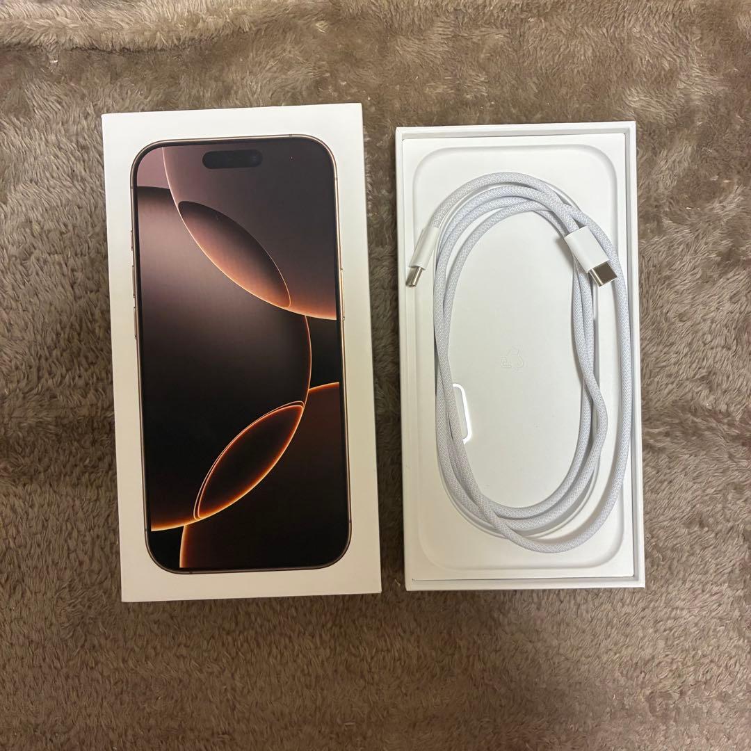 iPhone 16Pro デザートチタニウム 100%