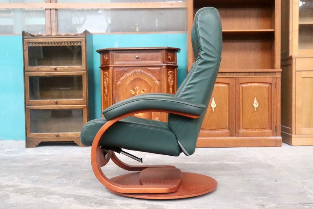 GMHK660○フィヨルド イエリアーダ 本革 リクライニングチェア シングル