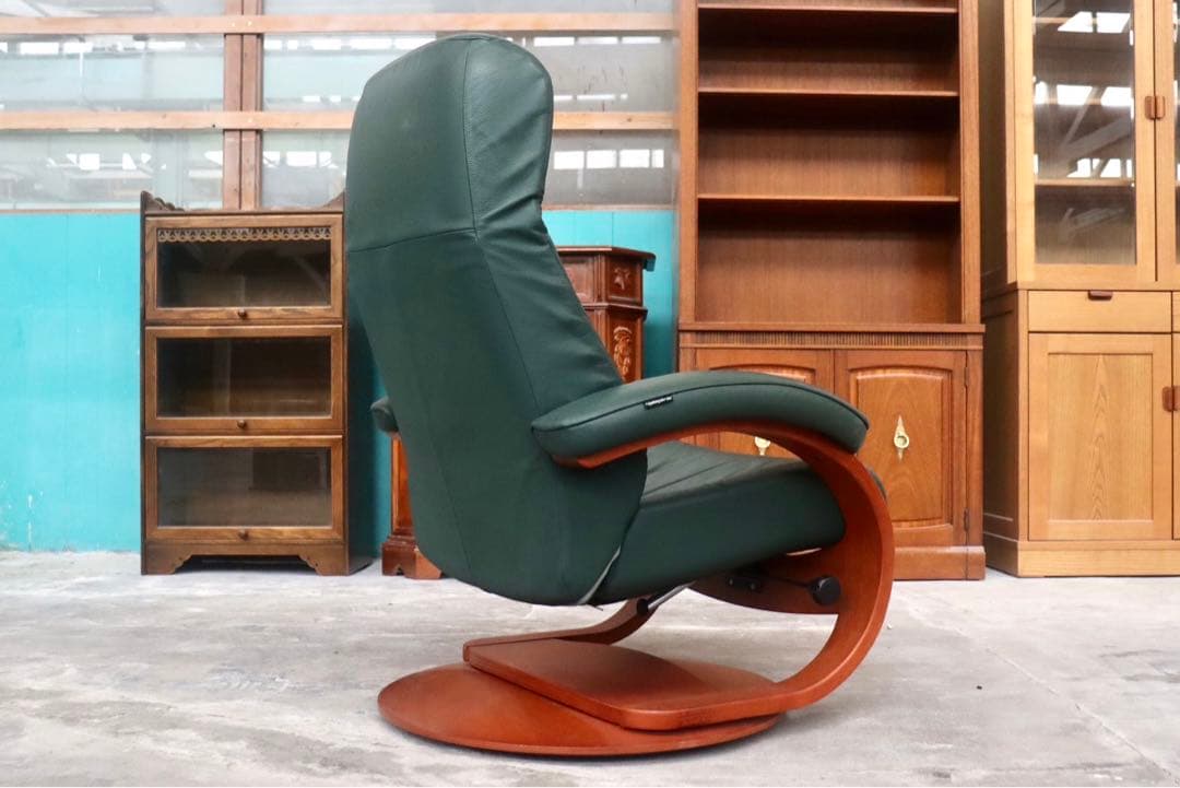 GMHK660○フィヨルド イエリアーダ 本革 リクライニングチェア シングル