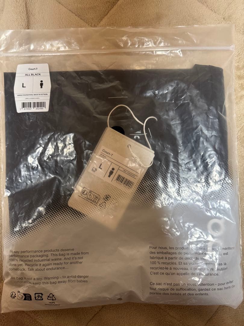 On Court-T ブラック Lサイズ 新品未使用品
