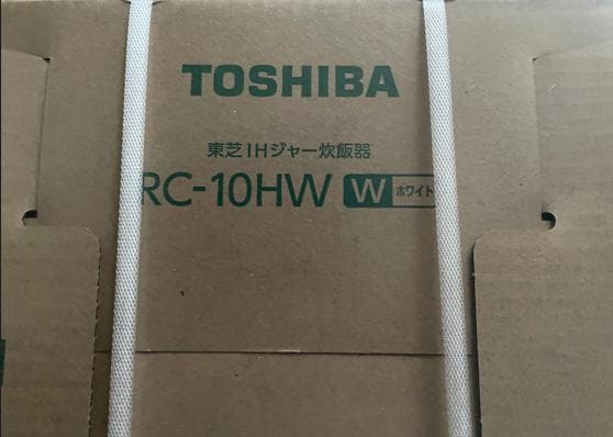 東芝TOSHIBA IH ジャー炊飯器 ホワイ5.5合炊き 新品 RC-10HW