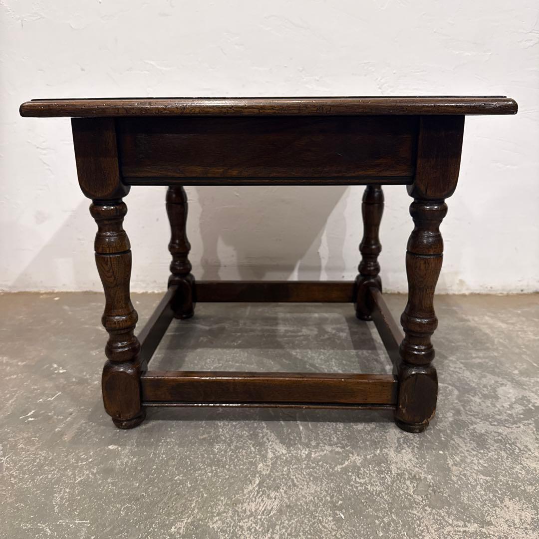 年末年始saleヴィンテージ　木製サイドテーブル　引き出し付き2