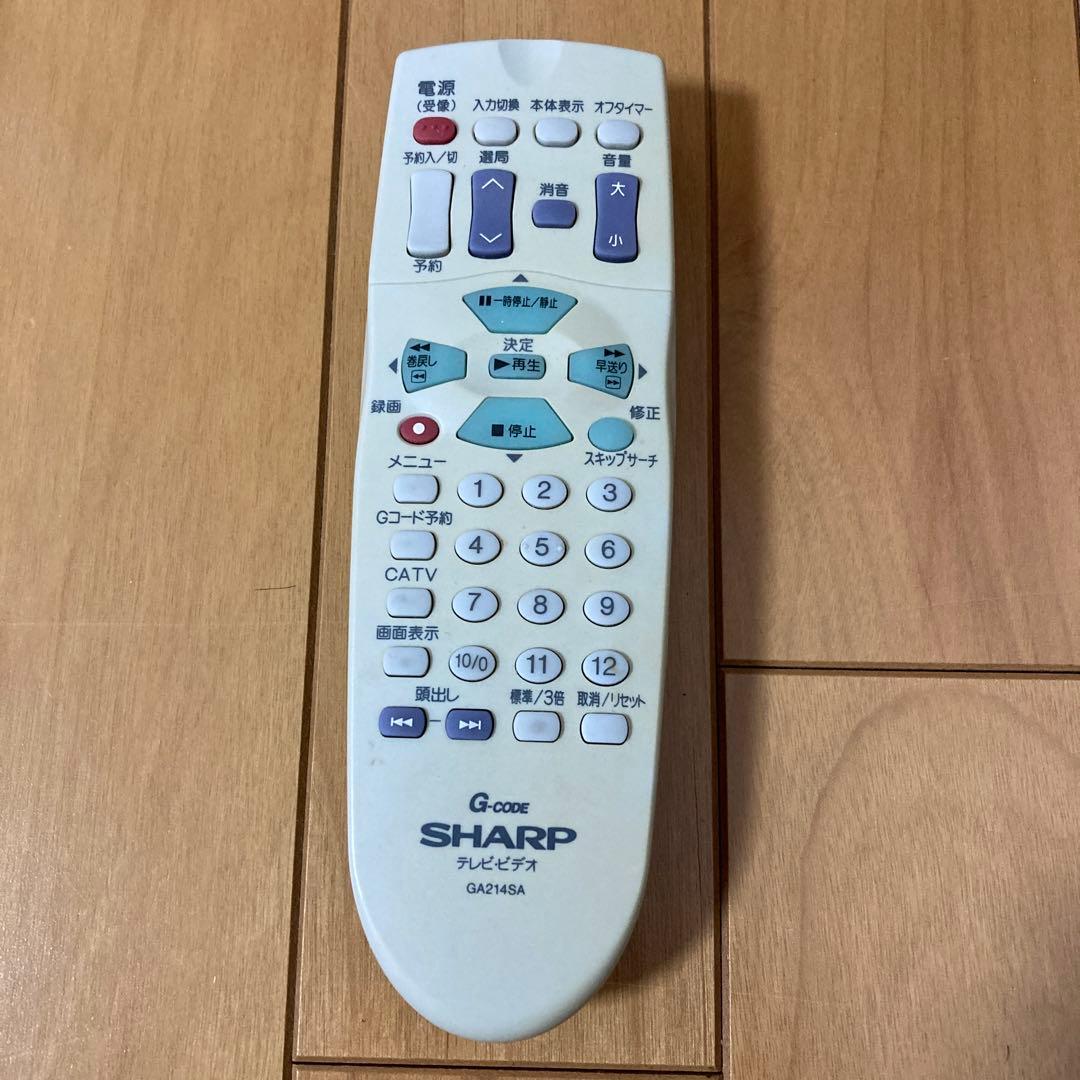 SHARP 17FLAT ブラウン管テレビデオ VT-17V6-JB
