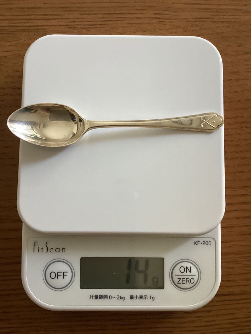 【ひろちゃん】英国　純銀　コーヒースプーン　　6本セット