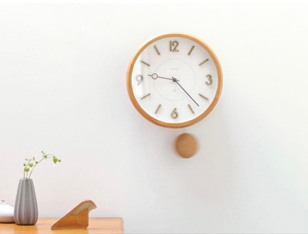 CL-4425/振り子時計　Komero コメロ ウォールクロック