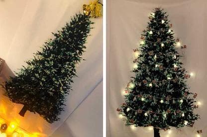 クリスマス タペストリー ツリー もみの木 壁飾り 壁飾り ブラックフライデー