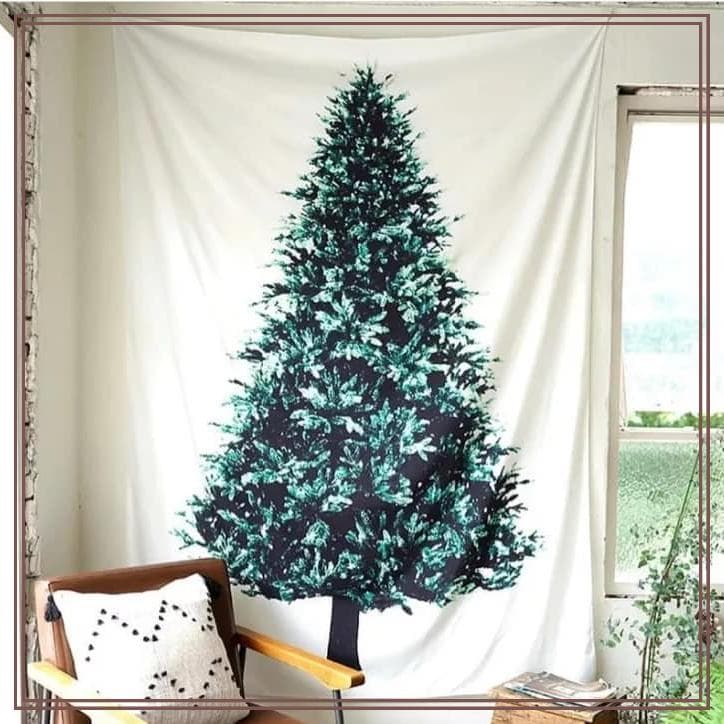 クリスマス タペストリー ツリー もみの木 壁飾り 壁飾り ブラックフライデー