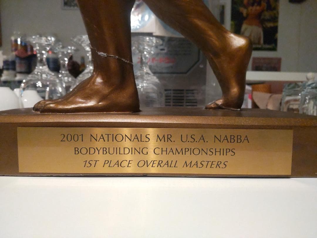 非売品 優勝 ボディビル トロフィー オブジェ★ゴールドジム,プロレス,格闘技