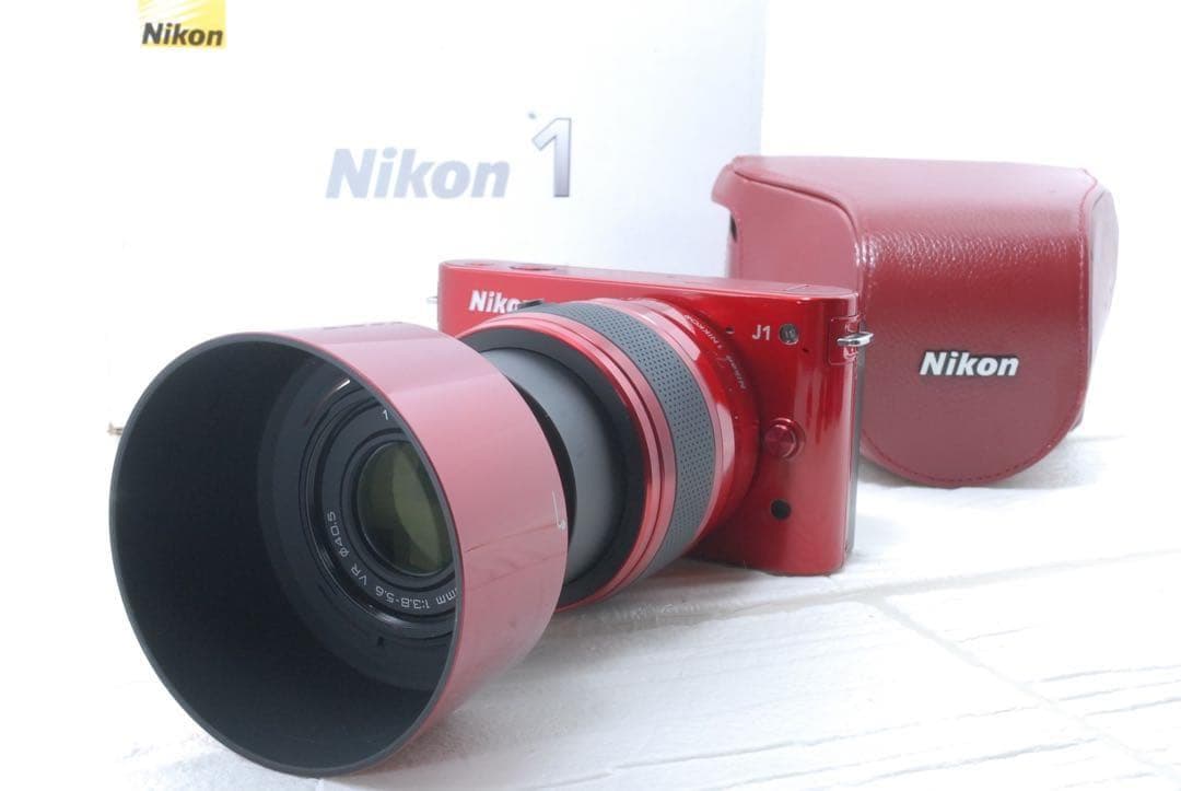 ショット数1634回✨Nikon 1 J1 ミラーレス 望遠レンズ付 人気