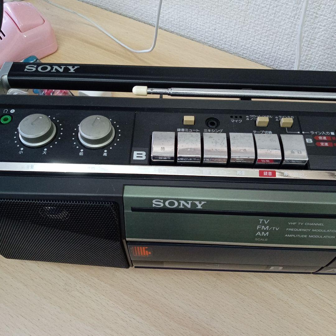 ラジオ・コンポ SONY TV/FM/AM CASSETTE-CORDER CFS-W301