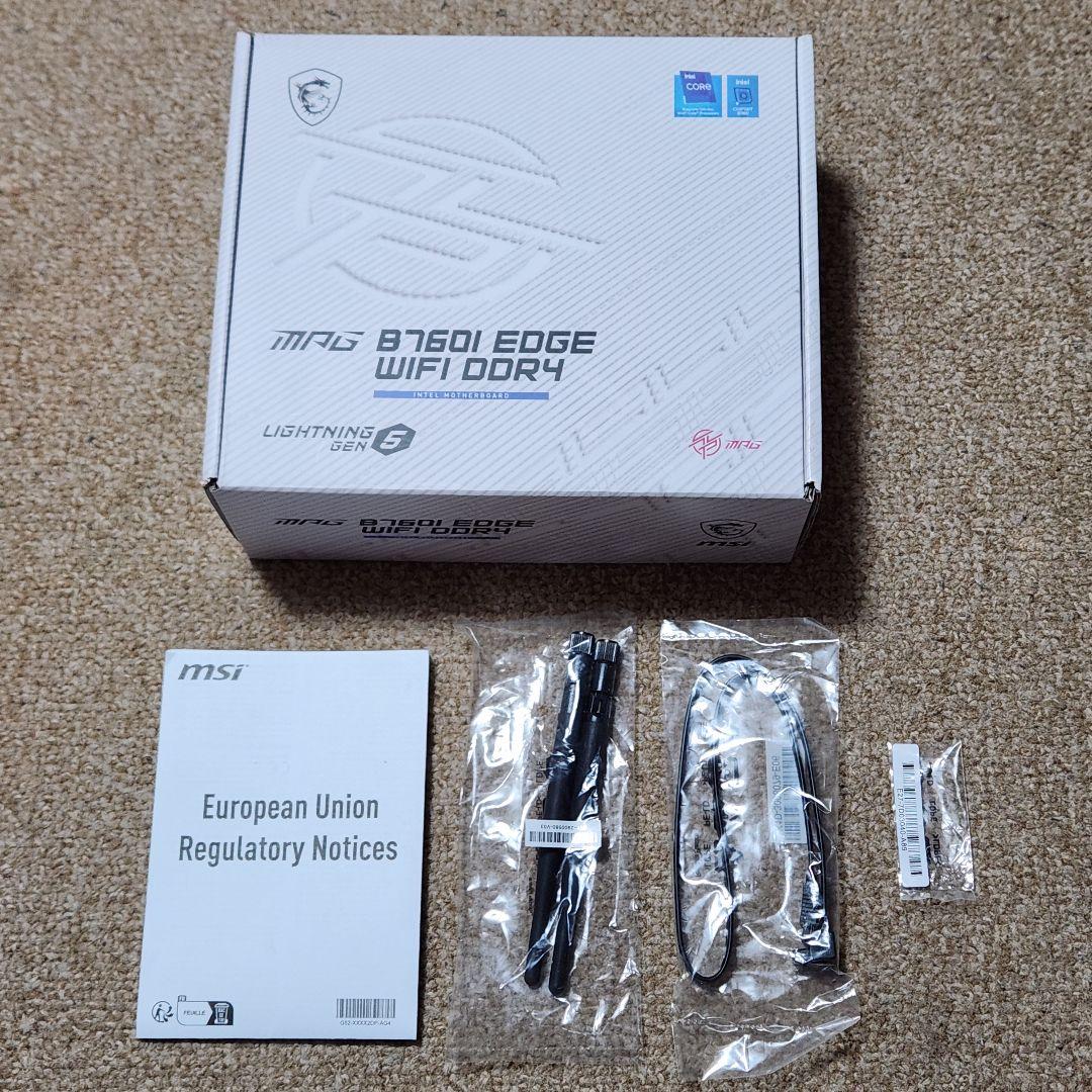 MSI MPG B760I EDGE WIFI マザーボード 動作確認済み