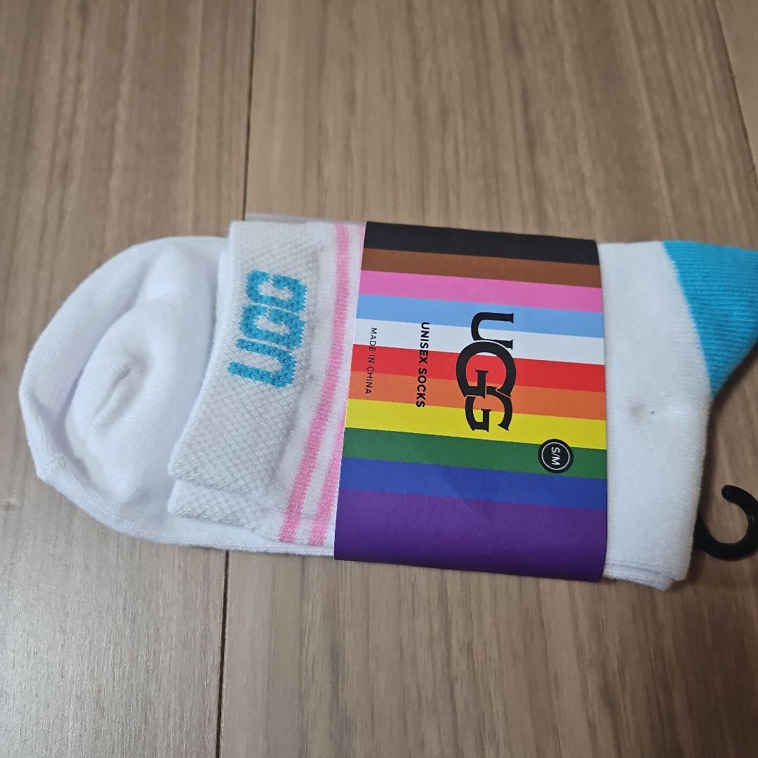 最終お値下げ　新品　UGG　厚底サンダル&Tシャツ&ソックス　3点セット