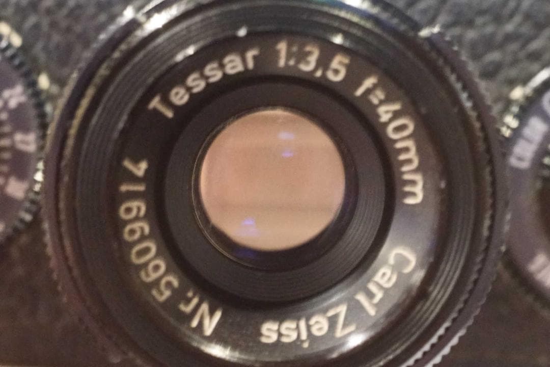 Rollei 35 シンガポール製　テッサー40ミリf/3.5　希少フィルター付