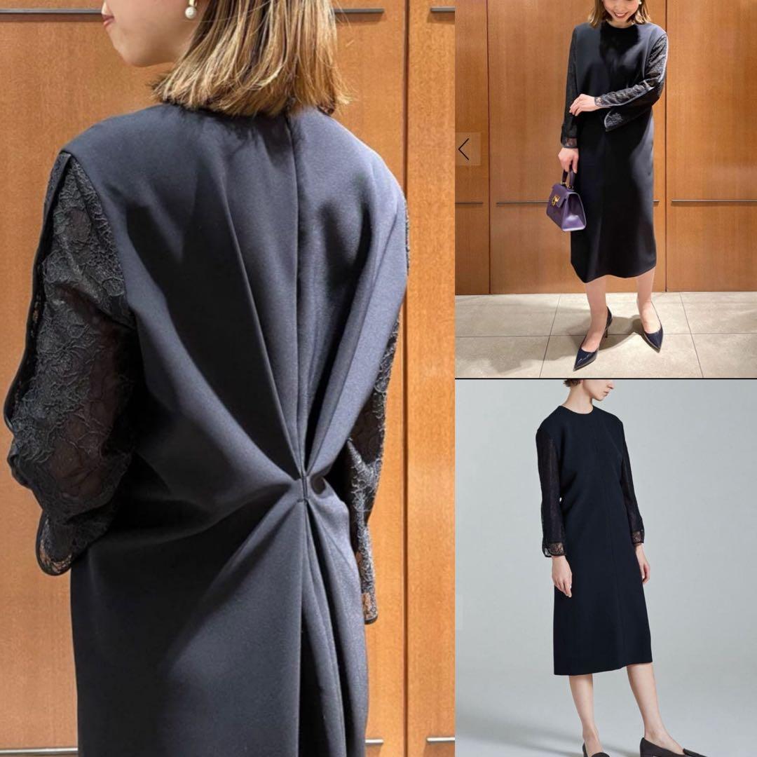 新品タグ付き　ボールジィ　ドライダブルクロス レースコンビワンピース