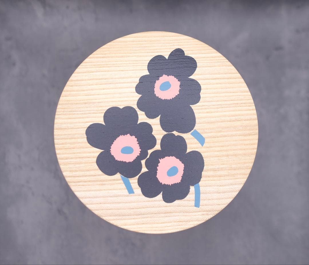 ✨希少✨新品未使用✨marimekko × 畑漆器 ウッドボックス ウニッコ