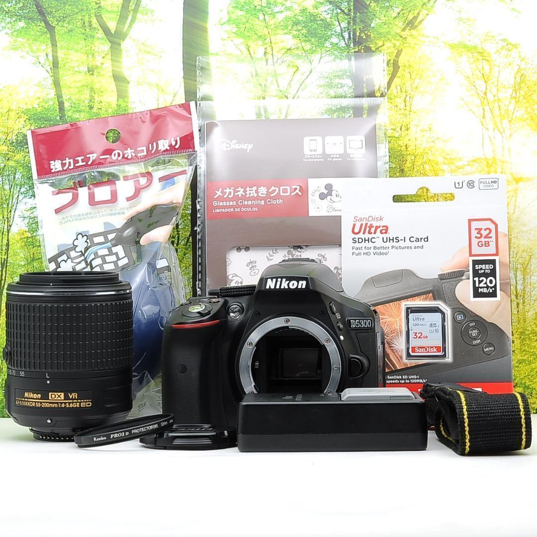 ショット数6848枚！WiFi機能付Nikon D5300+200mm望遠レンズ