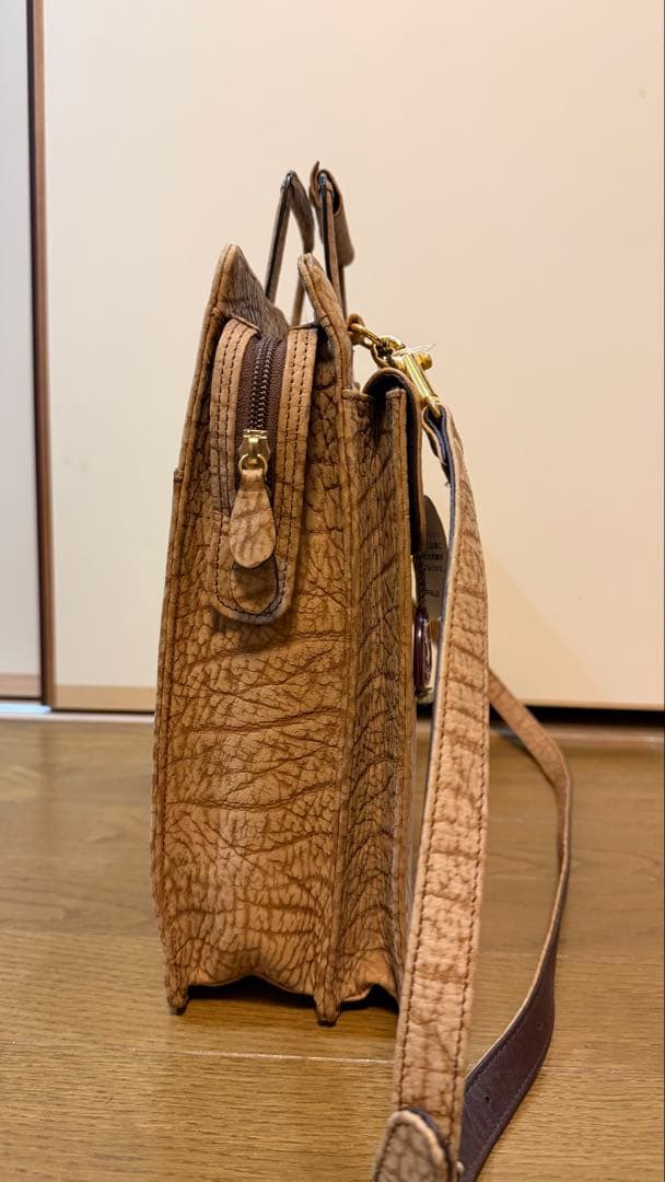 d*i様 新品 JRA バッファロー本革レザー ビジネスバッグ ベージュ